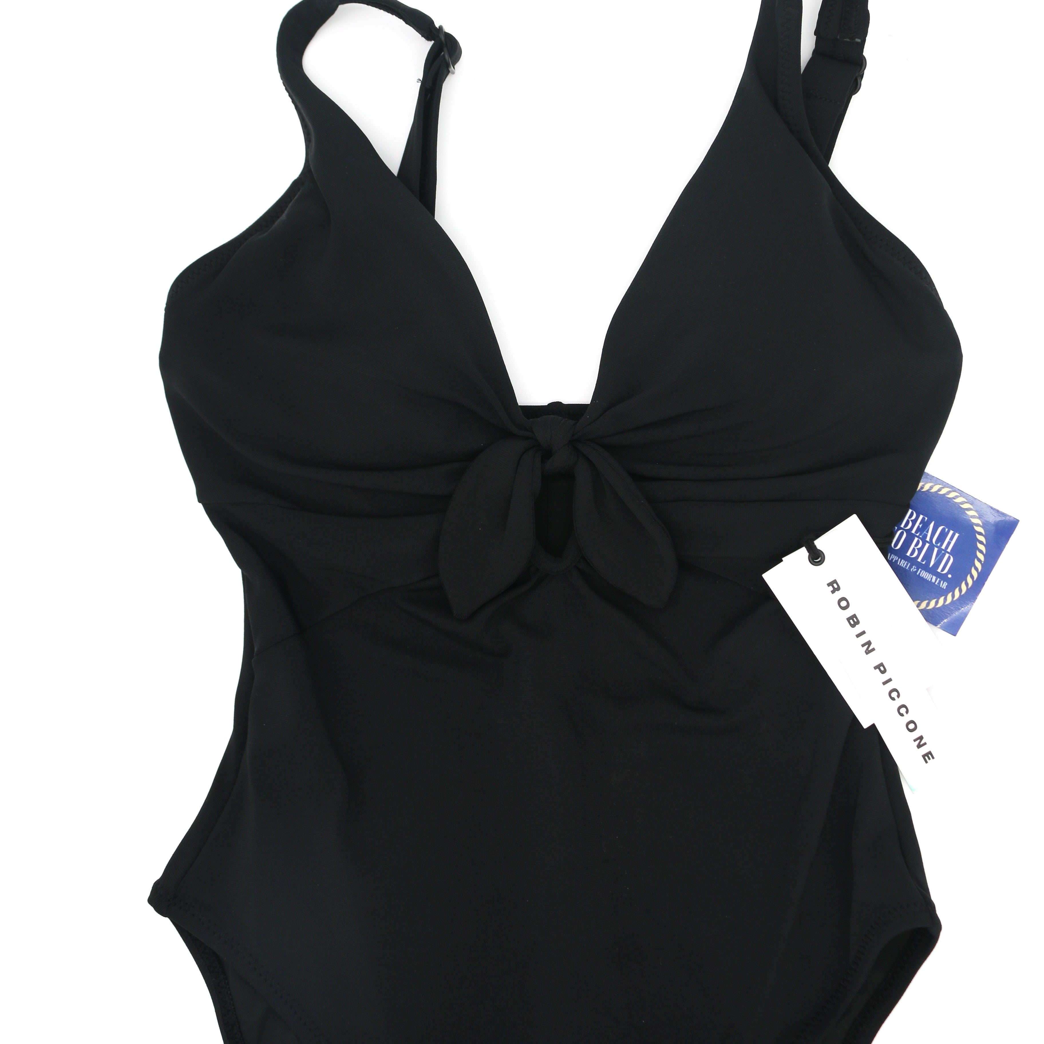 Robin Piccone AVA KNOT ONE PIECE 221716- Black or Fiery Red