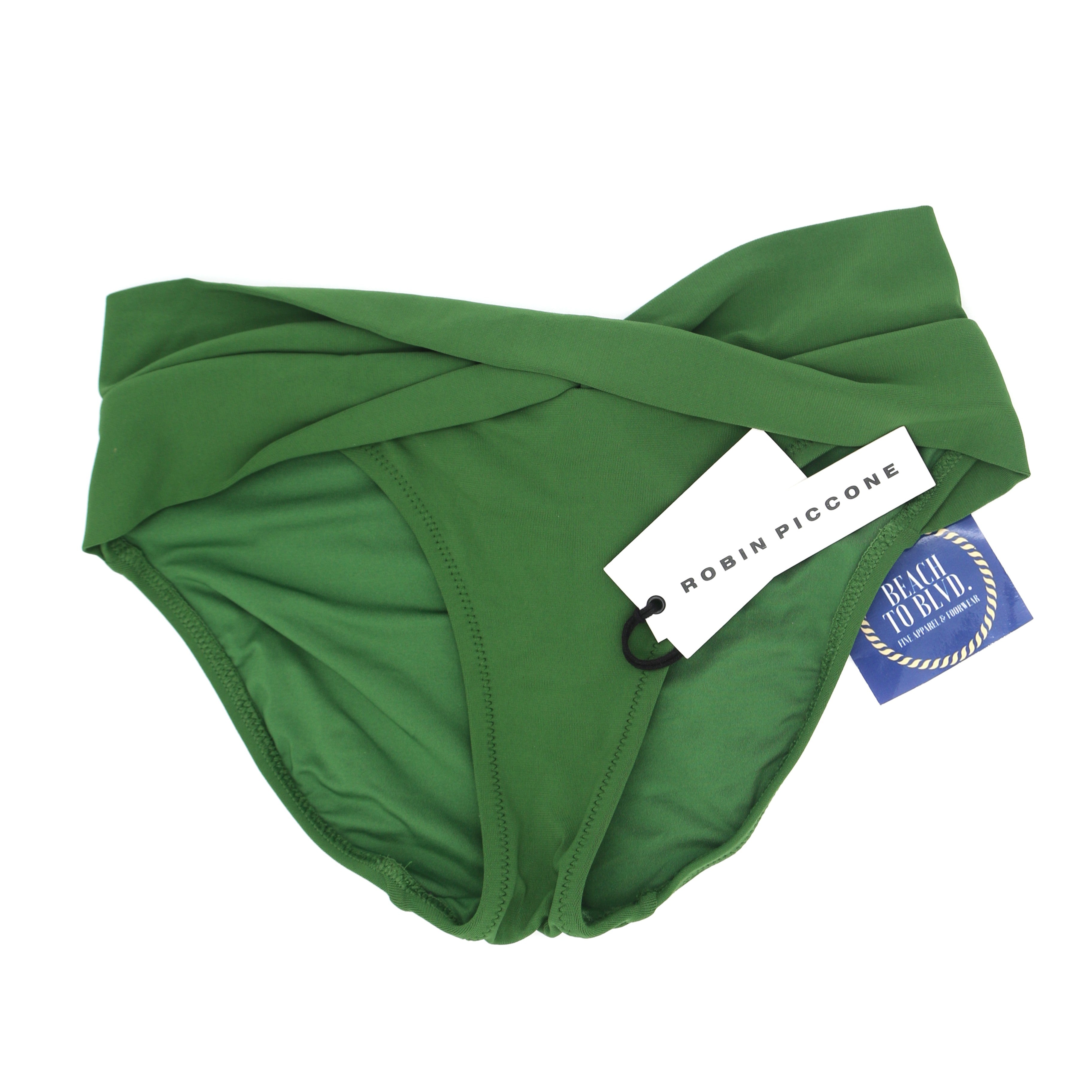 Robin Piccone Ava Twist Bikini Bottom- Fiery Red or Black or Sage