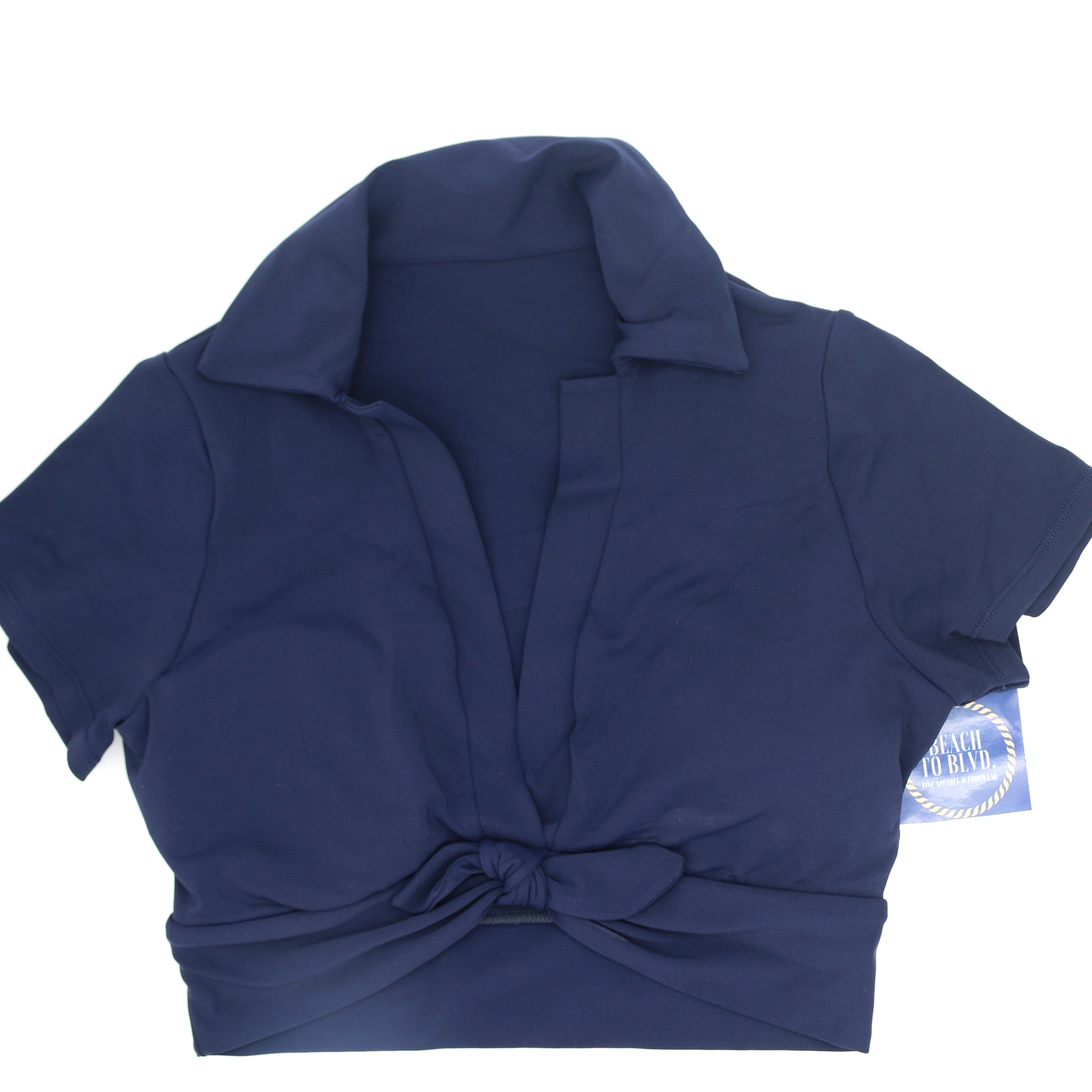 Robin Piccone AVA T-SHIRT BIKINI TOP- Navy or Black