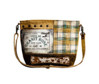 Myra Plaid Granit Rose Crossbody Bag - BeachToBlvd