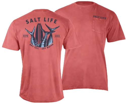 Salt Life Tails and Water Saltwash -TEAL - BeachToBlvd