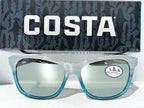 Costa Sunglasses Vela - Ocearch Shiny Gray Coastal Fade Frame w\ Silver Mirror Lens