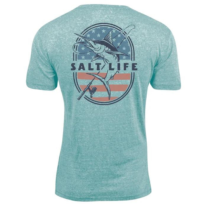 Salt Life® Men's S/S Sea Glass Salty N Proud T-Shirt - BeachToBlvd