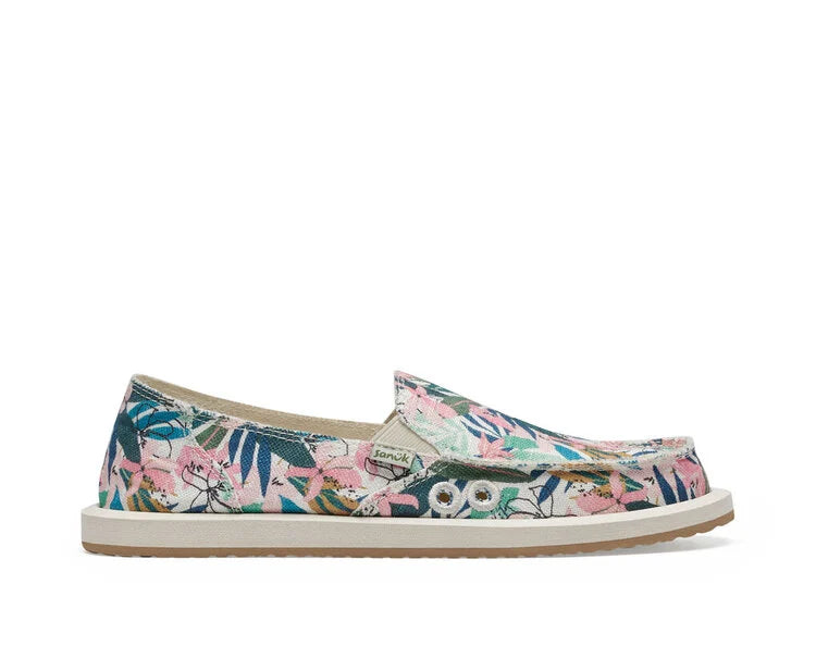 Sanuk Donna Tropical Slip-on Women's Shoes - BeachToBlvd