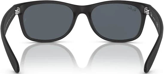 Ray-Ban New Wayfarer Classic Sunglasses - Matte Black Frame - Blue Lenses