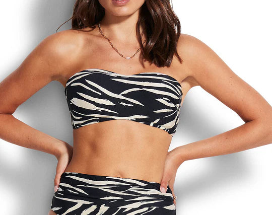 Seafolly Skin Deep Bustler Bandeau Swim Top