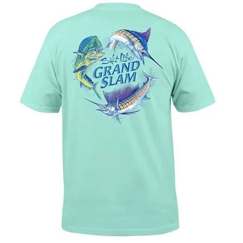 SALT LIFE THE SLAMMER T-SHIRT- LIGHT BLUE - BeachToBlvd