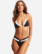 Seafolly Slice of Splice Spliced Banded Bikini Pant