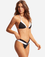 Seafolly Slice of Splice Spliced Banded Bikini Pant