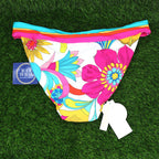 Trina Turk Womens Multicolor Banded Hipster Bikini Bottom