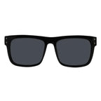 I-SEA V-Lander Men's Polarized Sunglasses - Black Rubber Frame/Smoke Lens