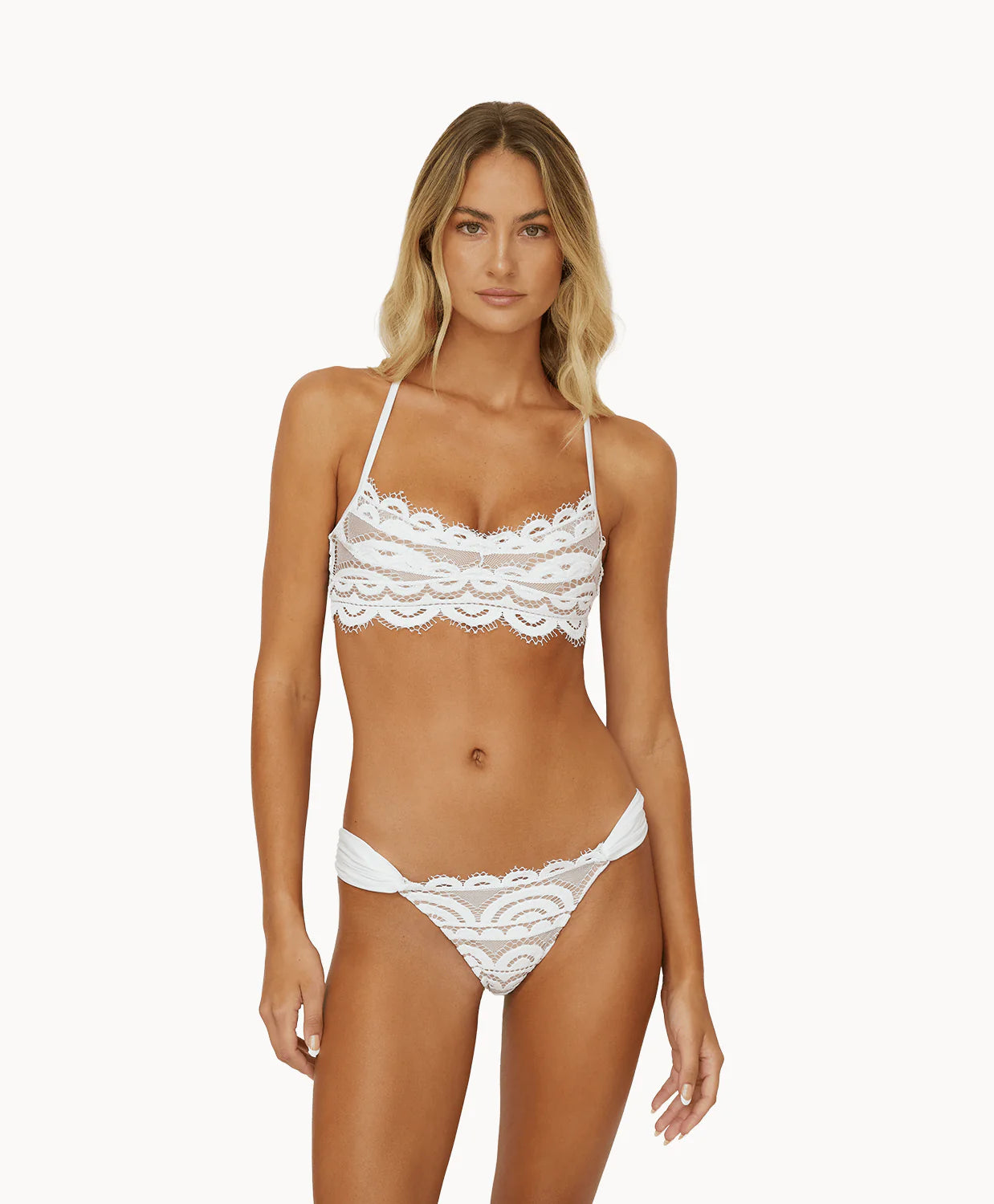 PQ Water Lily Lace Bralette - BeachToBlvd