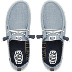 Heydude Wendy Chambray Women's Shoes - Light Blue - BeachToBlvd