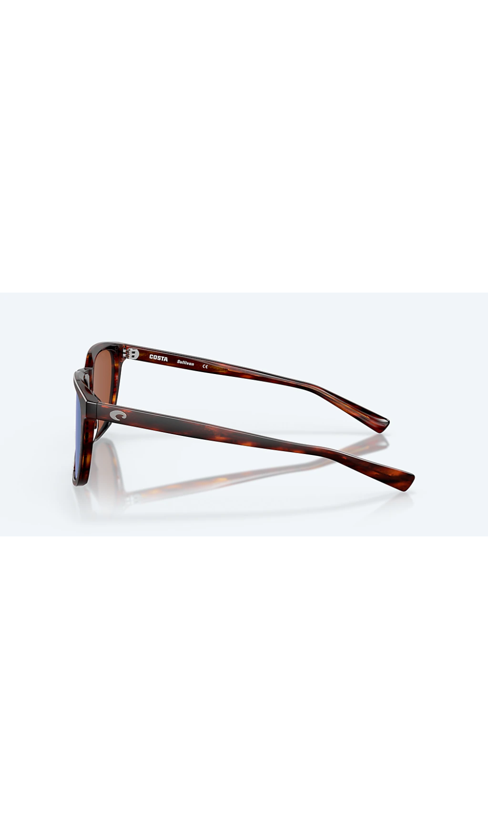 Costa Sunglasses 06S2002 Sullivan - Matte Tortoise Frame w/ Green Mirror Lens - BeachToBlvd