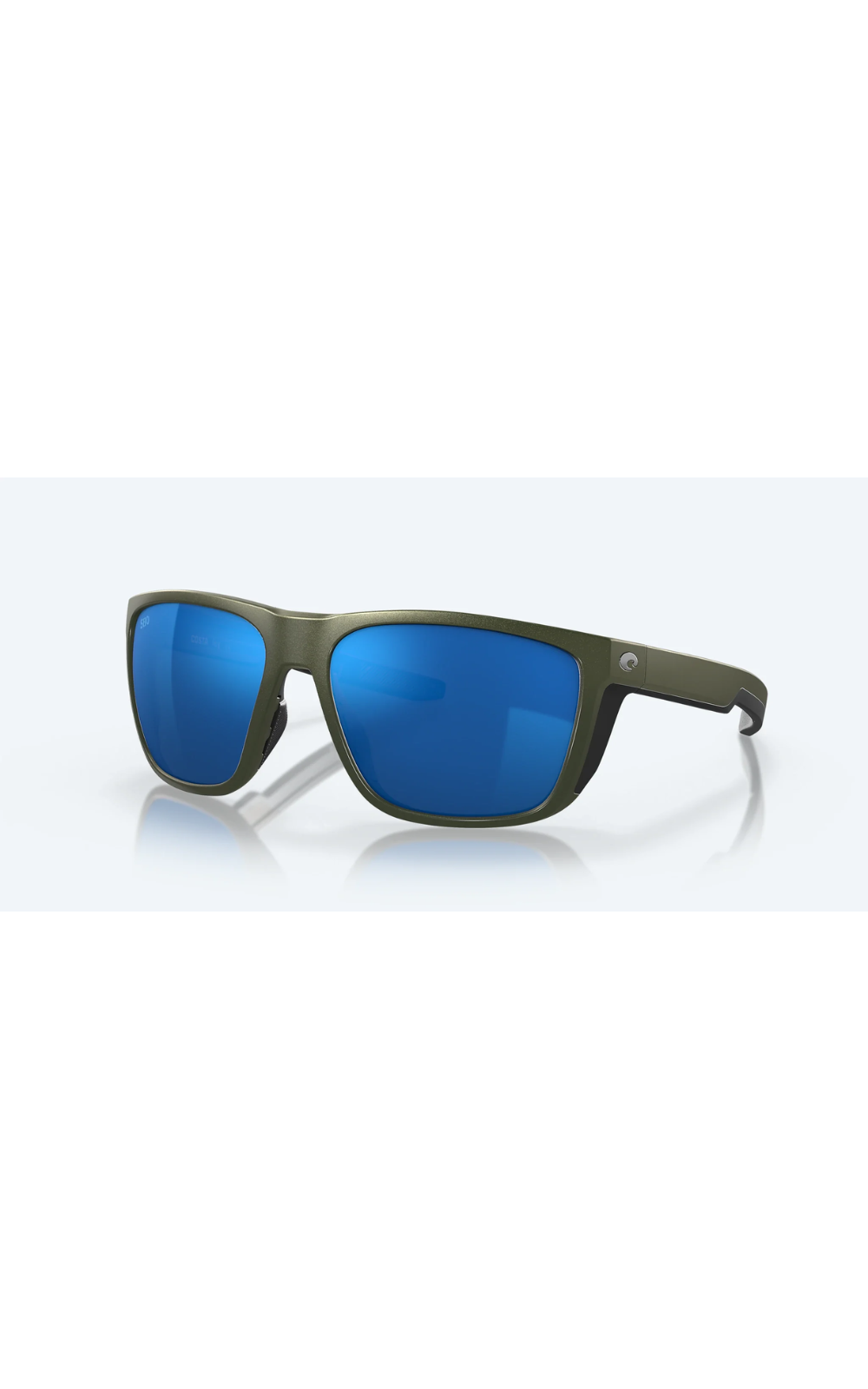 Costa Sunglasses Ferg - Moss Metallic Frame W/ Blue Mirror Lens
