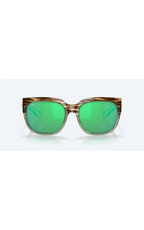 Costa Sunglasses Waterwoman - Shiny Ocean Jade Frame W/ Green Mirror Lens - BeachToBlvd