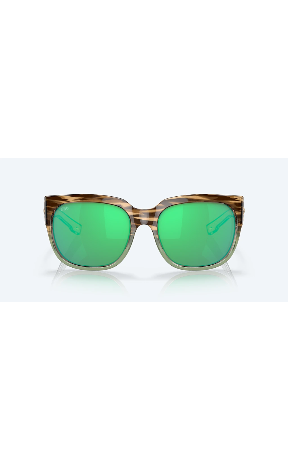 Costa Sunglasses Waterwoman - Shiny Ocean Jade Frame W/ Green Mirror Lens - BeachToBlvd