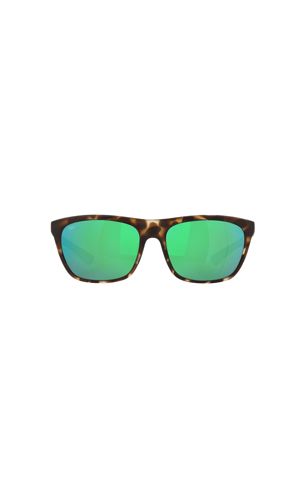 Costa Sunglasses Cheeca - Matte Shadow Tortoise Frame W/ Green Mirror Lens - BeachToBlvd