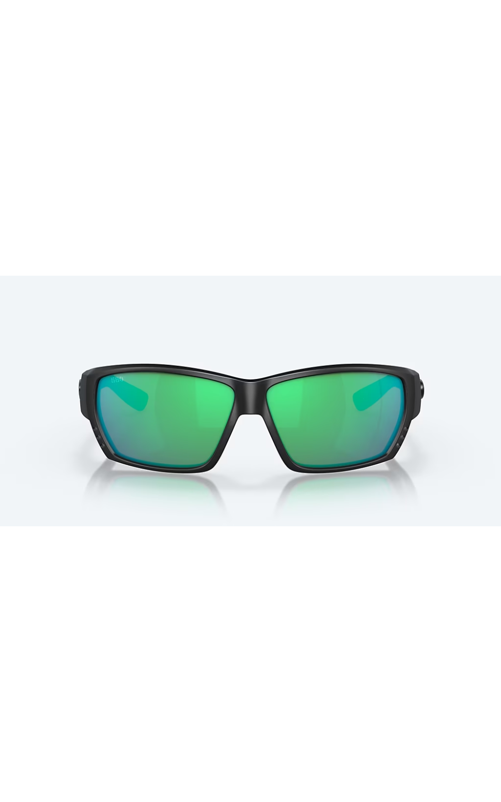 Costa Sunglasses Tuna Alley - Black Frame w\ Green Mirror Lens