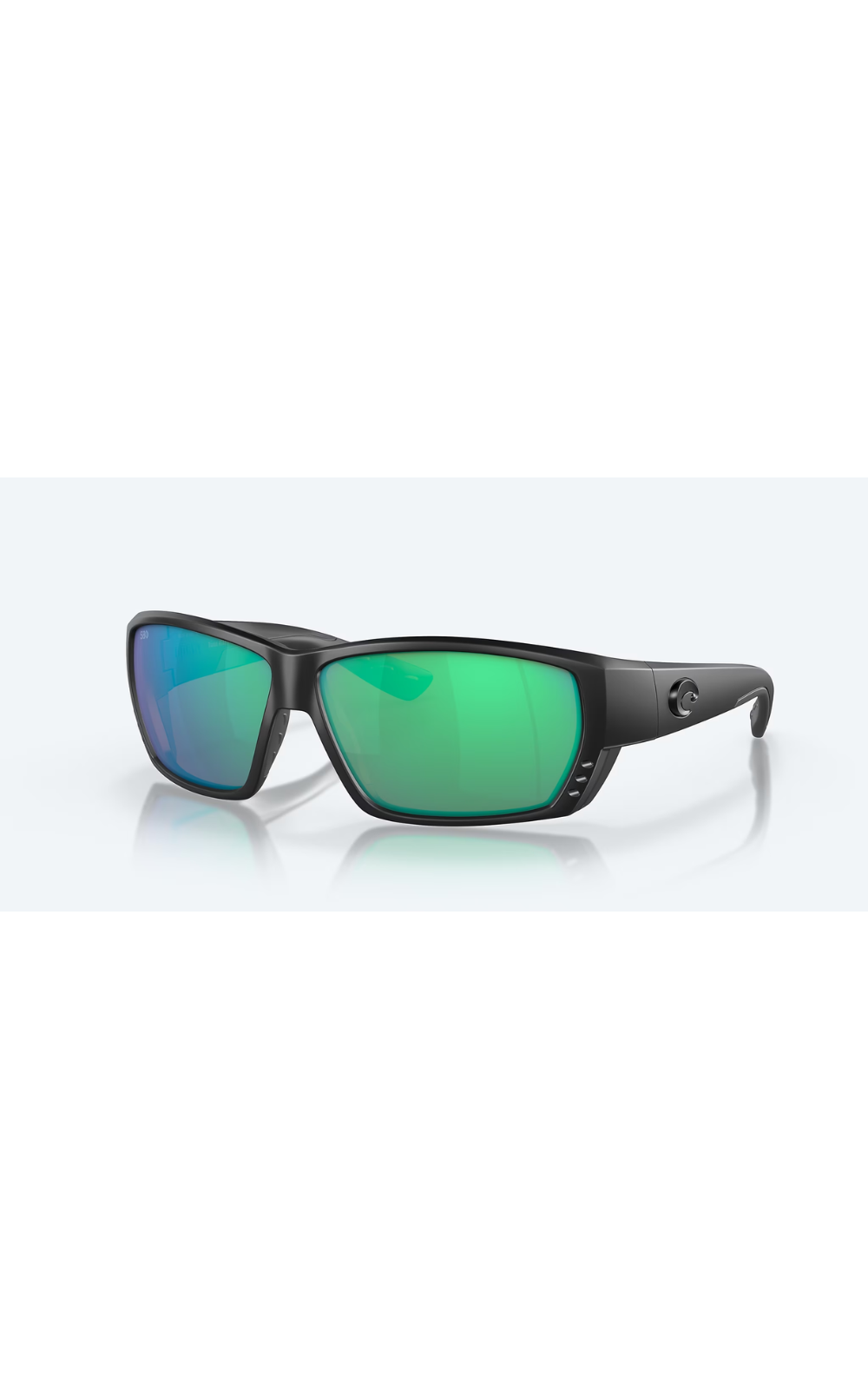 Costa Sunglasses Tuna Alley - Black Frame w\ Green Mirror Lens