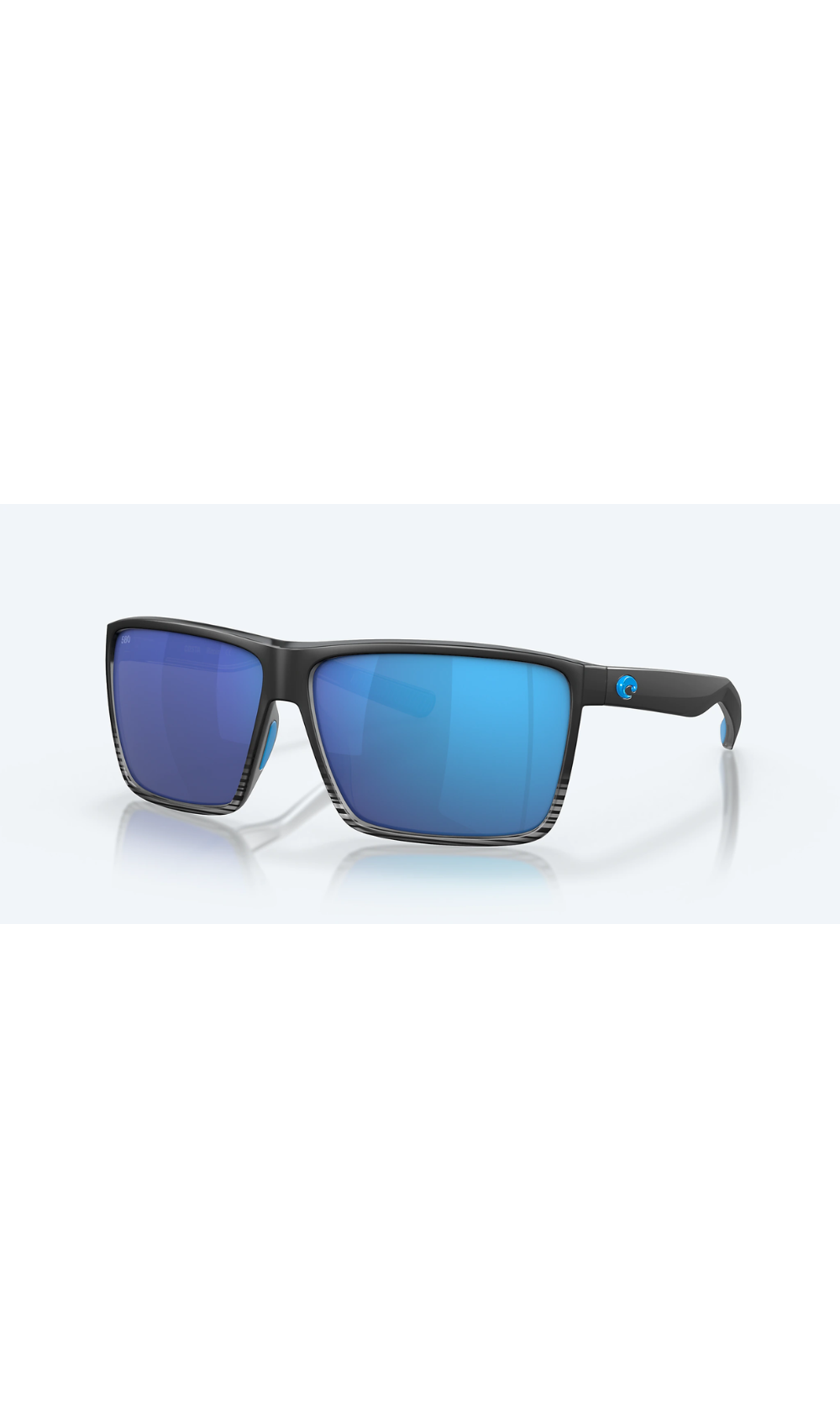 Costa Sunglasses Rincon - Matte Gray Frame - Blue Lens