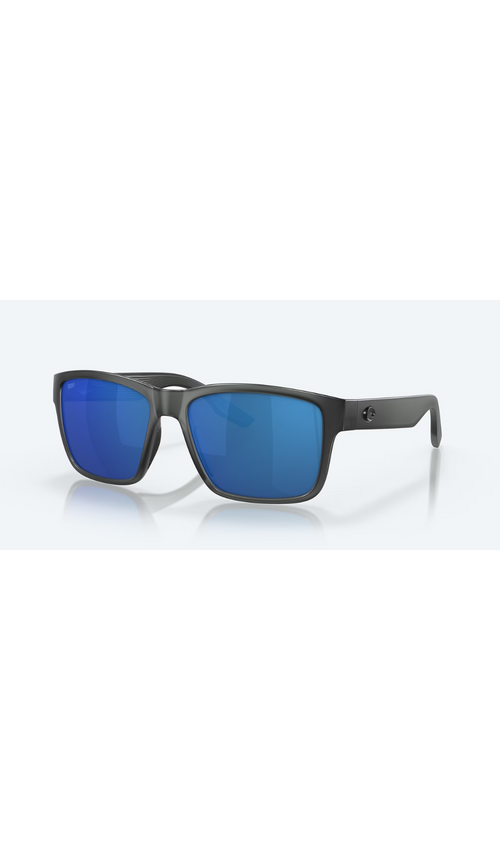 Costa Sunglasses Paunch - Matte Smoke Frame w\ Blue Mirror Lens - BeachToBlvd