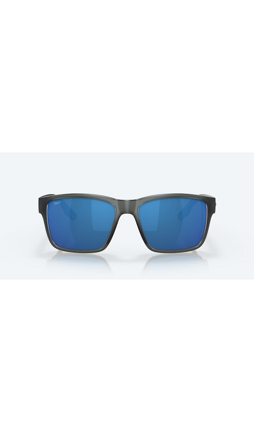 Costa Sunglasses Paunch - Matte Smoke Frame w\ Blue Mirror Lens - BeachToBlvd