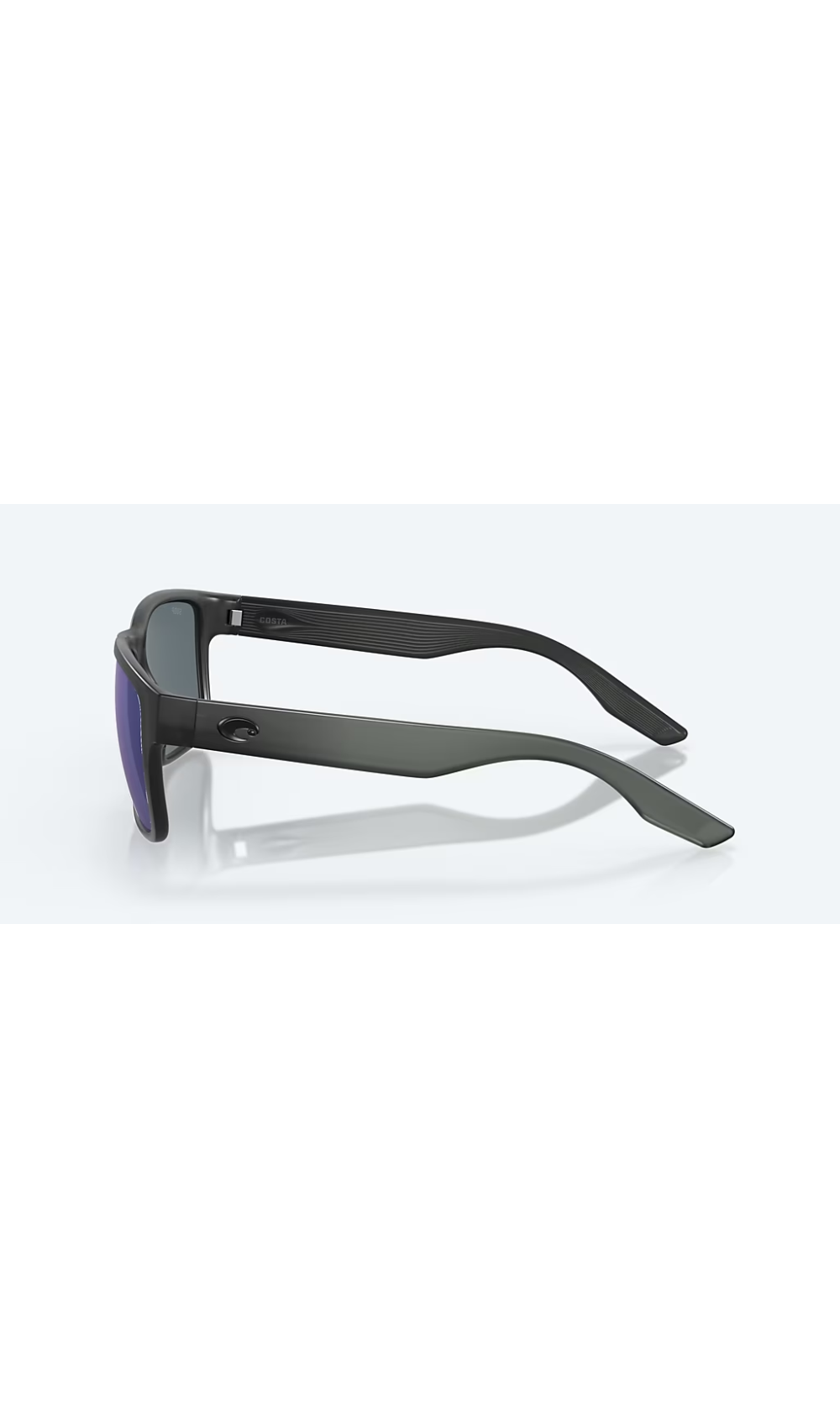 Costa Sunglasses Paunch - Matte Smoke Frame w\ Blue Mirror Lens - BeachToBlvd