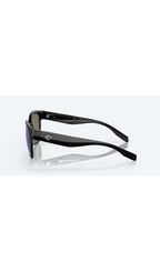 Costa Sunglasses Salina - Black Frame W/ Blue Mirror Lens - BeachToBlvd