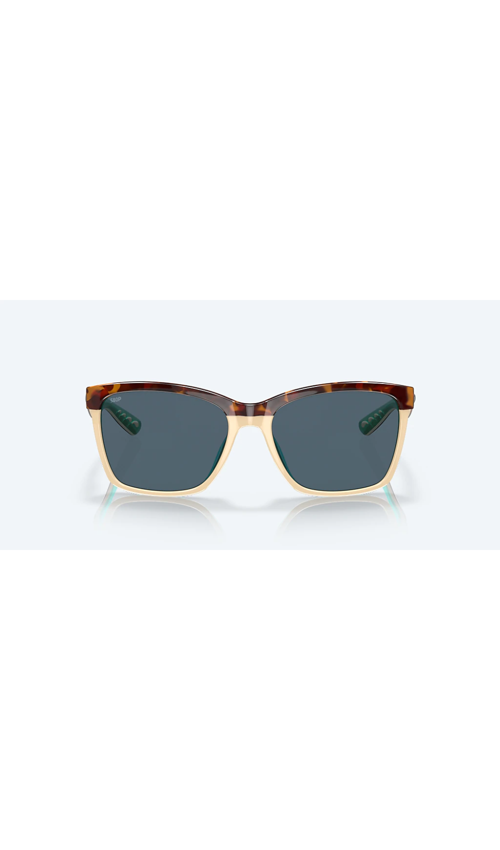 Costa Sunglasses Anaa - Retro Tortoise/Cream Mint Frame w\ Copper Lens