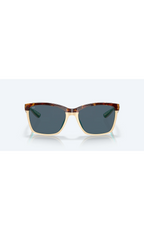 Costa Sunglasses Anaa - Shiny Retro Tortoise Frame w\ Gray Lens - BeachToBlvd