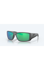 Costa Sunglasses Blackfin Pro - Matte Black Frame | Green Mirror Lens - BeachToBlvd