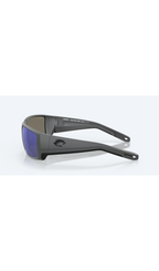 Costa Sunglasses Blackfin Pro - Matte Gray Frame W/ Blue Mirror Lens - BeachToBlvd