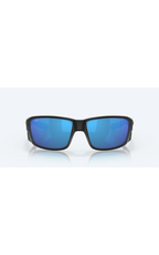 Costa Sunglasses Tuna Alley - Black Frame W/ Blue Mirror Lens - BeachToBlvd