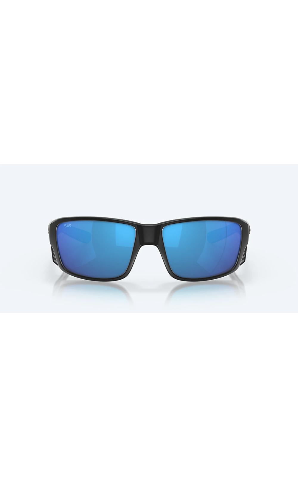 Costa Sunglasses Tuna Alley - Black Frame W/ Blue Mirror Lens - BeachToBlvd