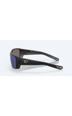 Costa Sunglasses Tuna Alley - Black Frame W/ Blue Mirror Lens - BeachToBlvd