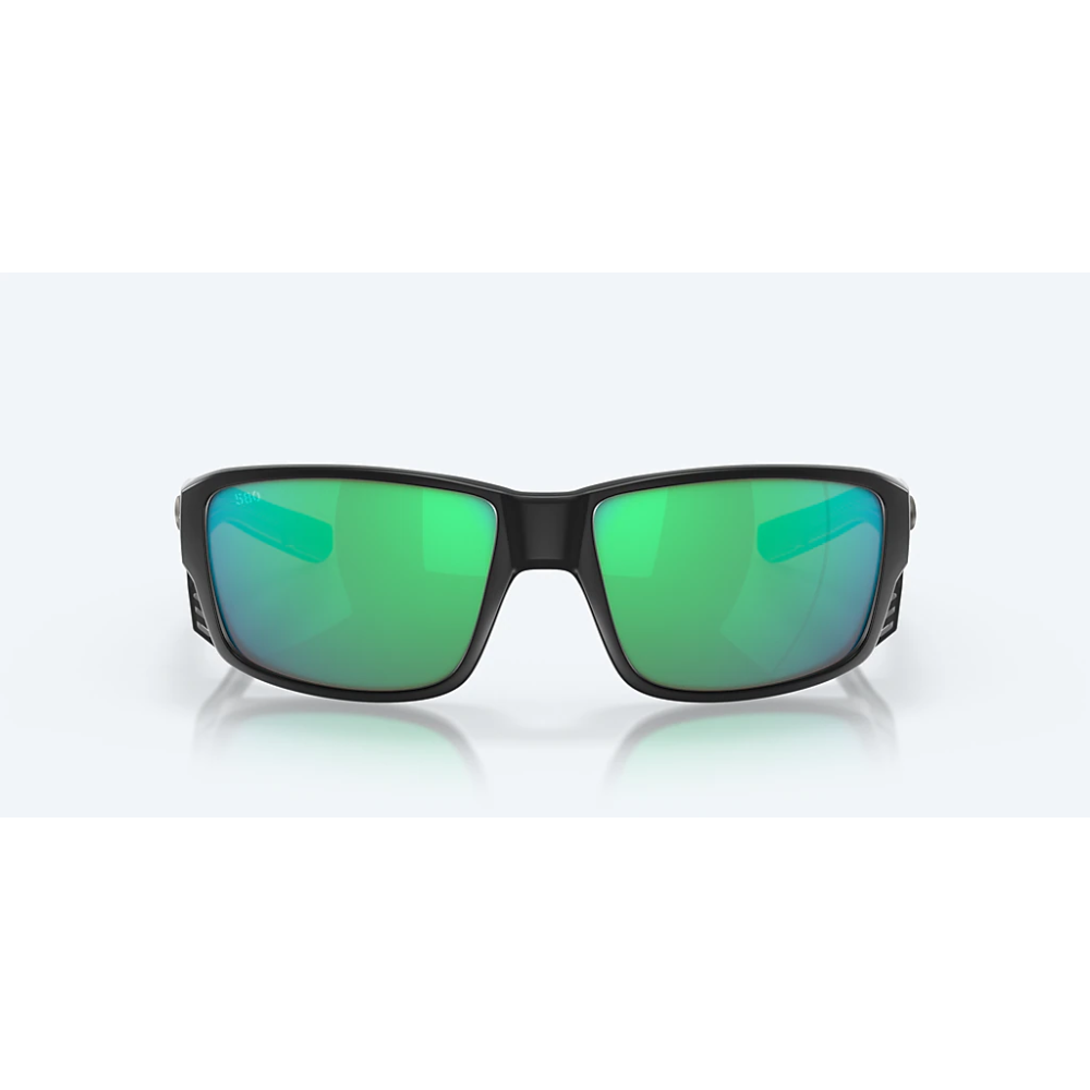 Costa Sunglasses Tuna Alley Pro - Black Frame W/ Green Mirror Lens - BeachToBlvd