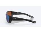 Costa Sunglasses Tuna Alley Pro - Black Frame W/ Green Mirror Lens - BeachToBlvd