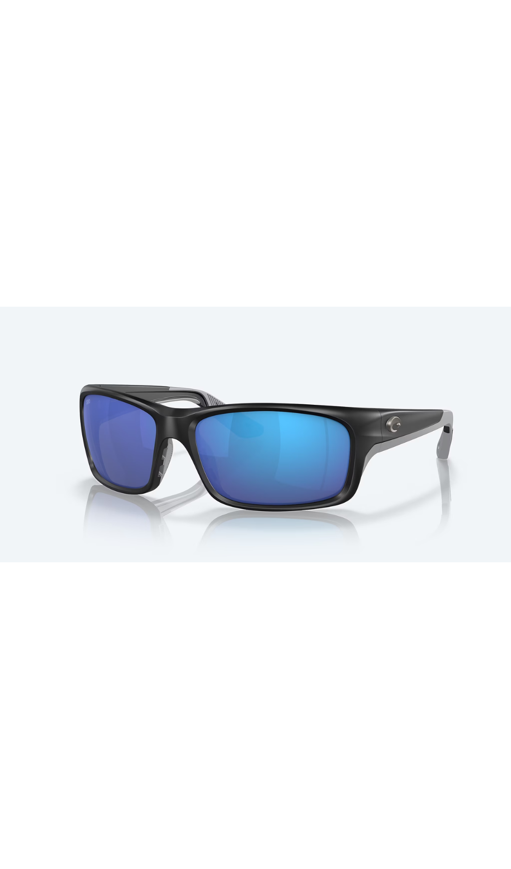 Costa Sunglasses Jose Pro Matte Black Frame w\ Blue Mirror Lens
