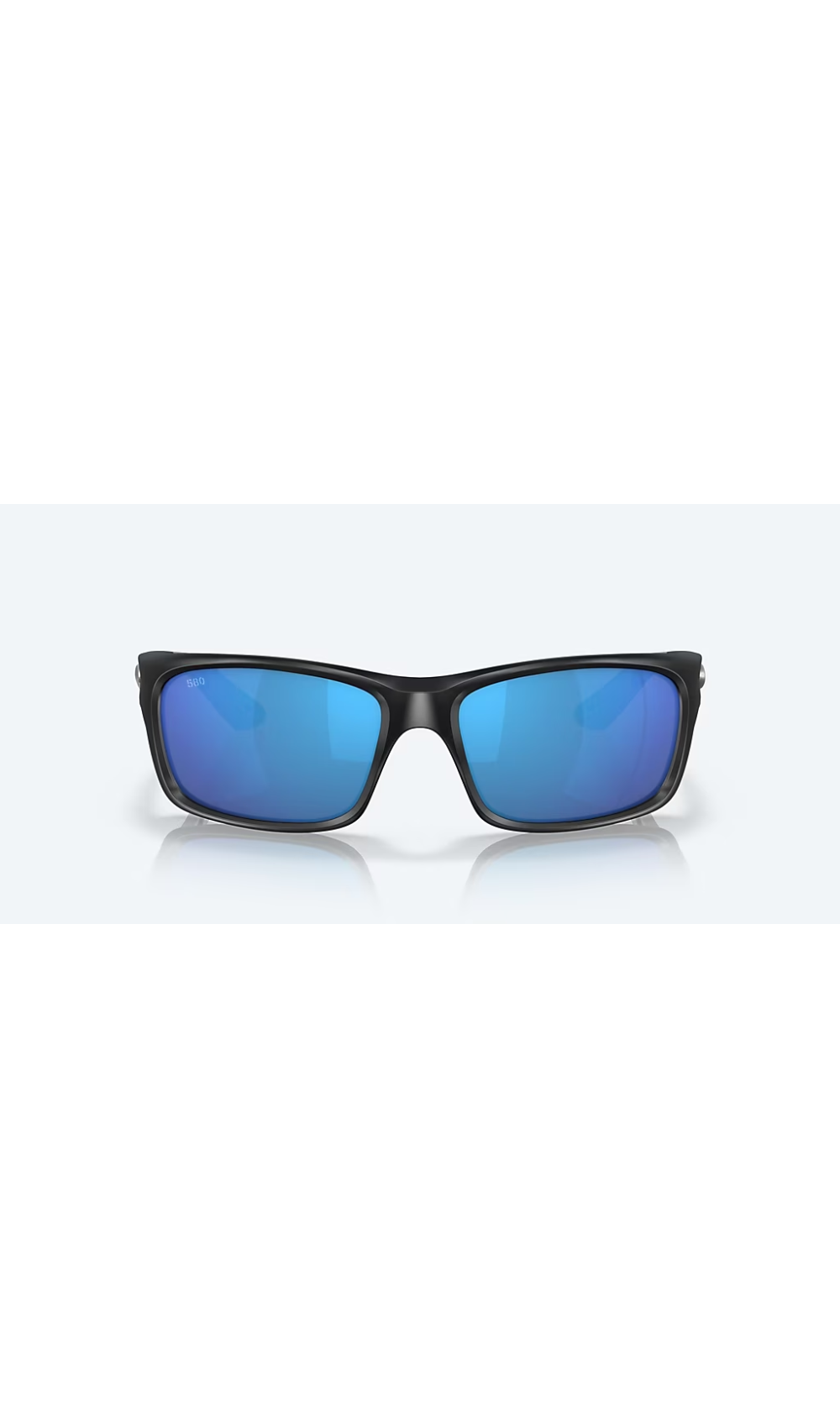 Costa Sunglasses Jose Pro Matte Black Frame w\ Blue Mirror Lens - BeachToBlvd