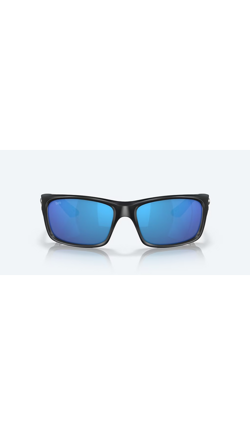 Costa Sunglasses Jose Pro Matte Black Frame w\ Blue Mirror Lens - BeachToBlvd