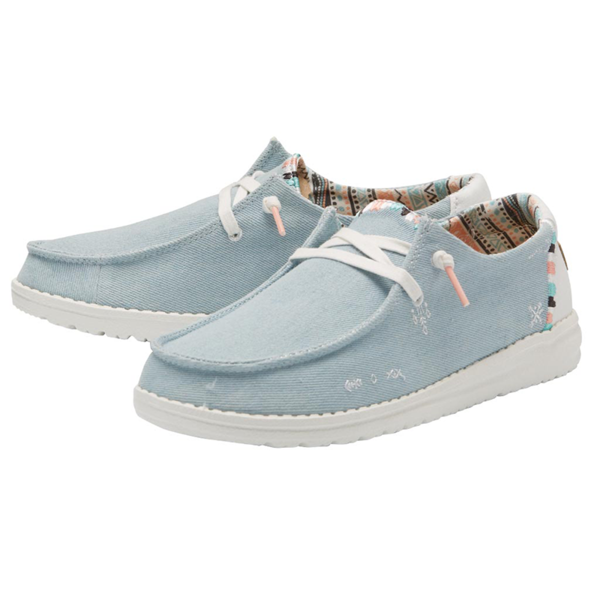 Heydude Wendy Boho Light Denim Women's Shoes