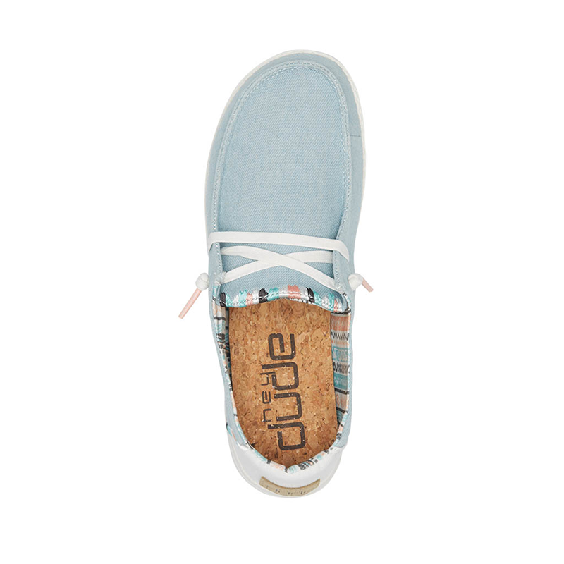 Heydude Wendy Boho Light Denim Women's Shoes