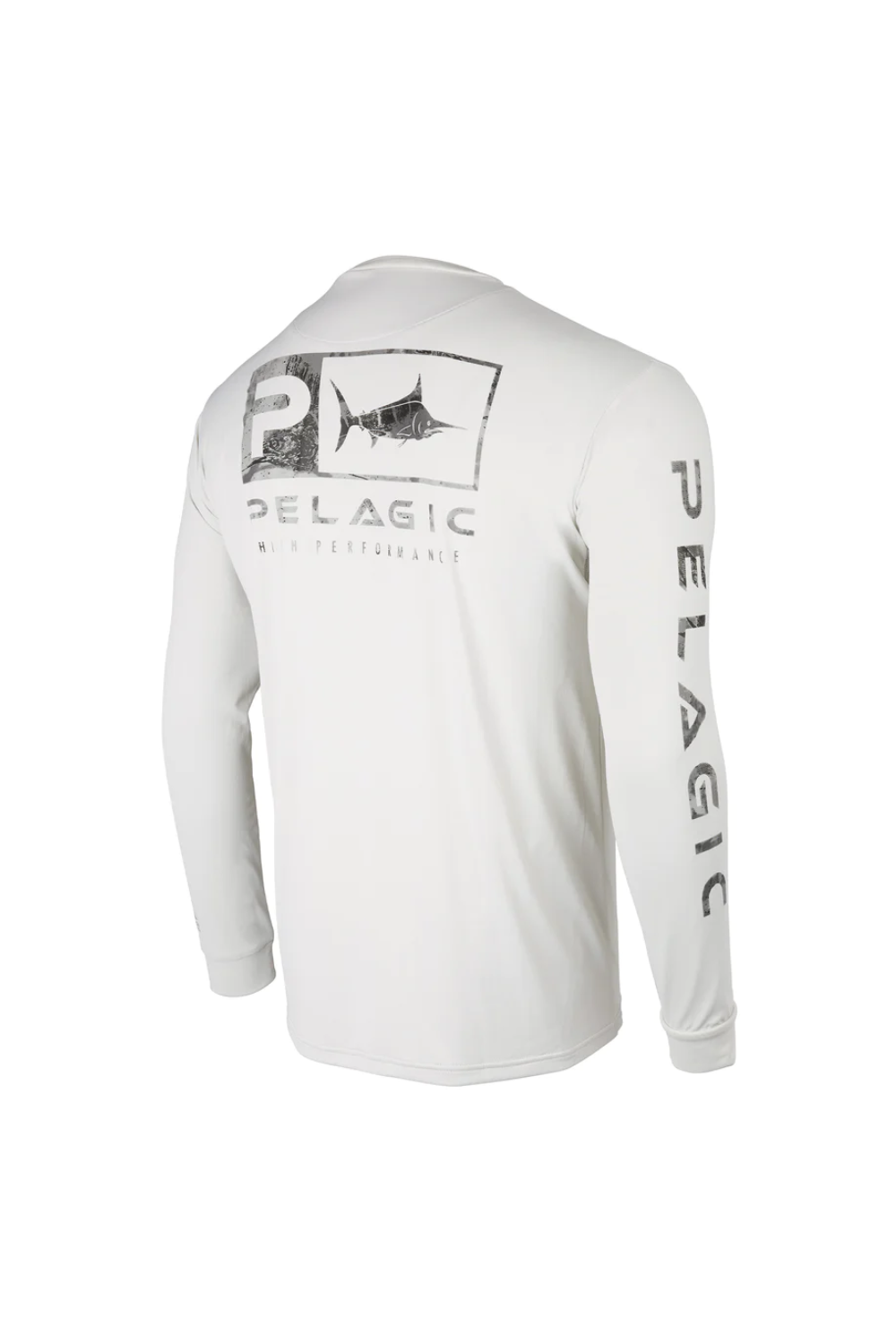 Pelagic Aquatek Icon - Open Seas Camo Men's Long Sleeve Shirt
