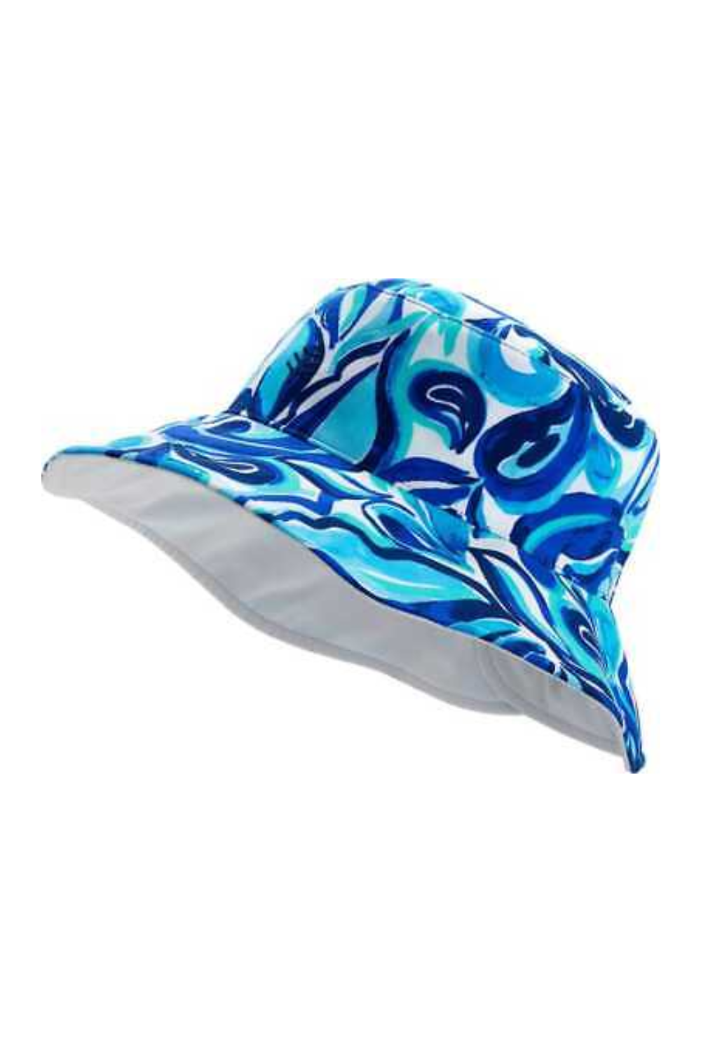 Coolibar Ariel Pool Hat Trop Leaves BeachToBlvd