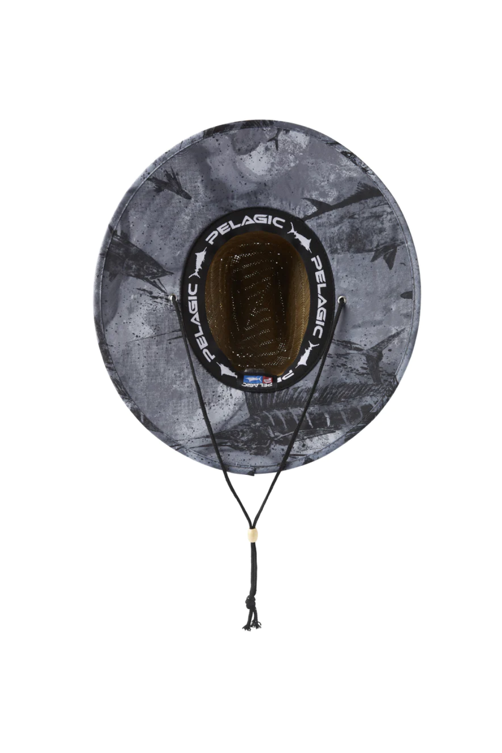 Pelagic Baja Gyotaku Full-Brimmed Straw Sun Protection Hat