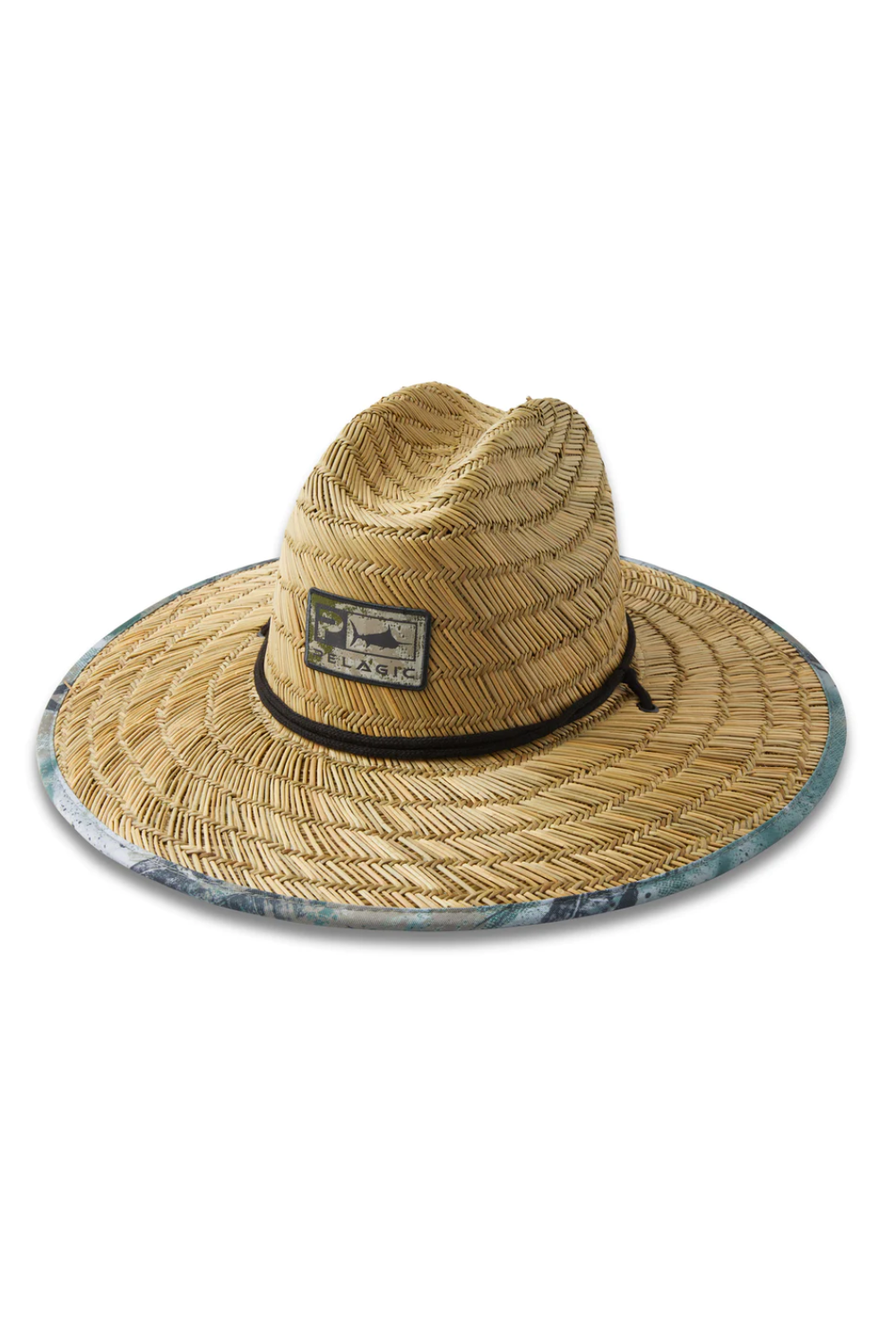 Pelagic Baja Gyotaku Full-Brimmed Straw Sun Protection Hat