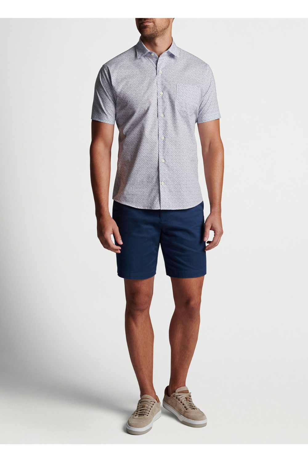 Peter Millar Bitters Boulevard Cotton-Stretch Sport Shirt
