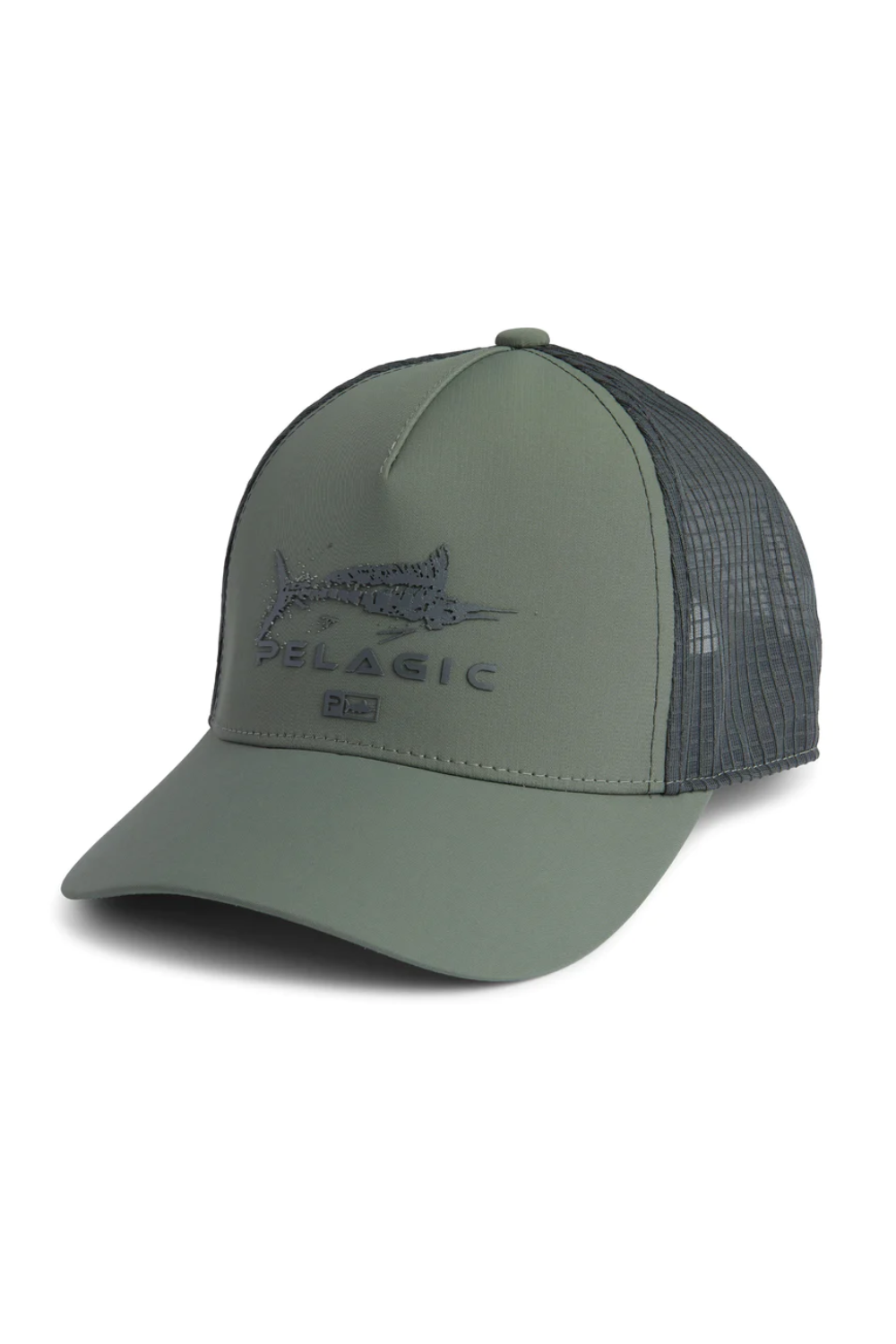 Pelagic Echo Gyotaku Performance Trucker Hat