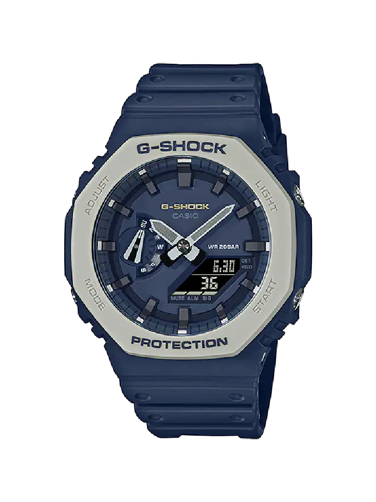 Casio G-Shock Watch - Gray \ Navy Blue - Ga2110Et-2A